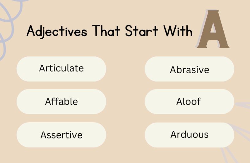 110+ Adjectives That Start With A – Your Complete Word Collection Adjectives That Start With A