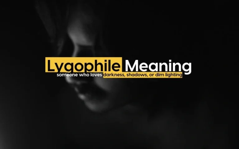 Lygophile Meaning in Hindi