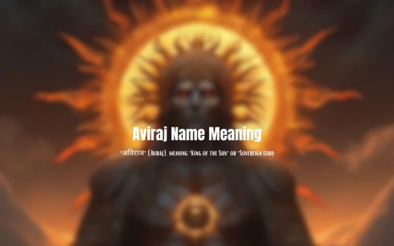 Aviraj Name Meaning in Hindi